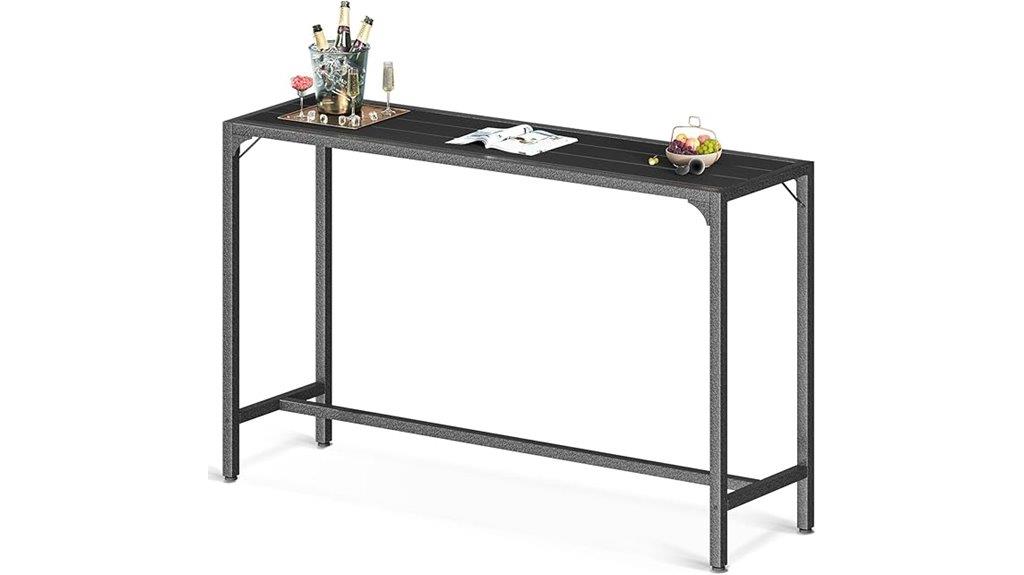 outdoor 55 inch bar table