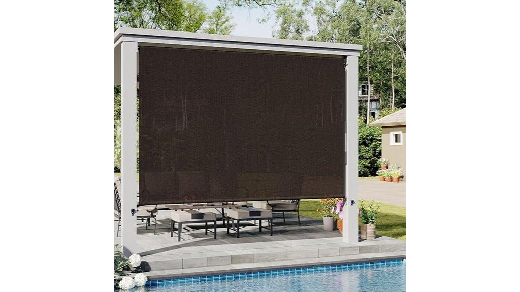outdoor 8x8ft cordless shade
