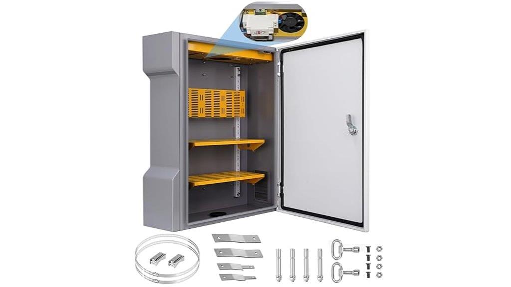 outdoor box with thermostat