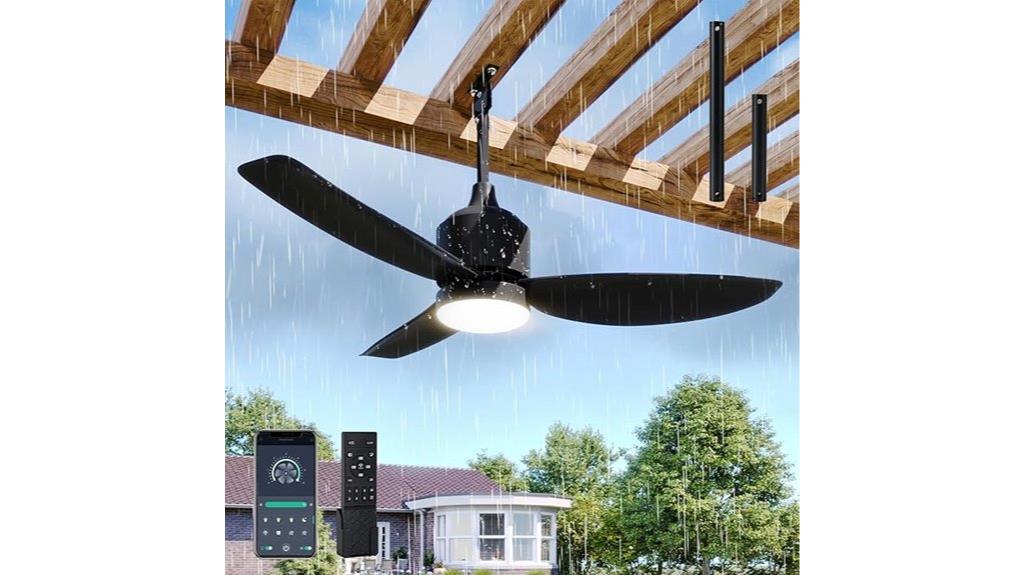 outdoor ceiling fan light