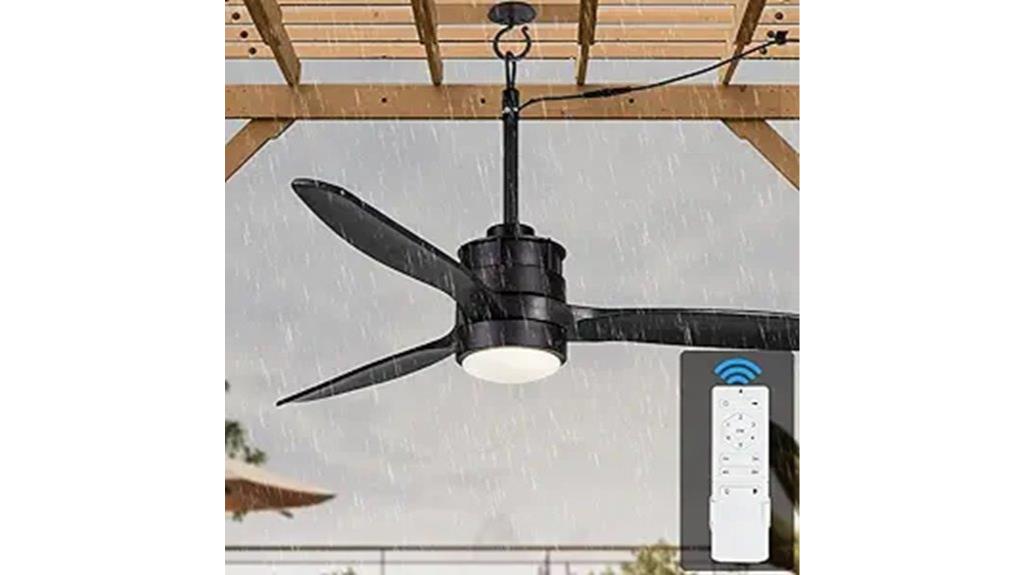 outdoor ceiling fan with light