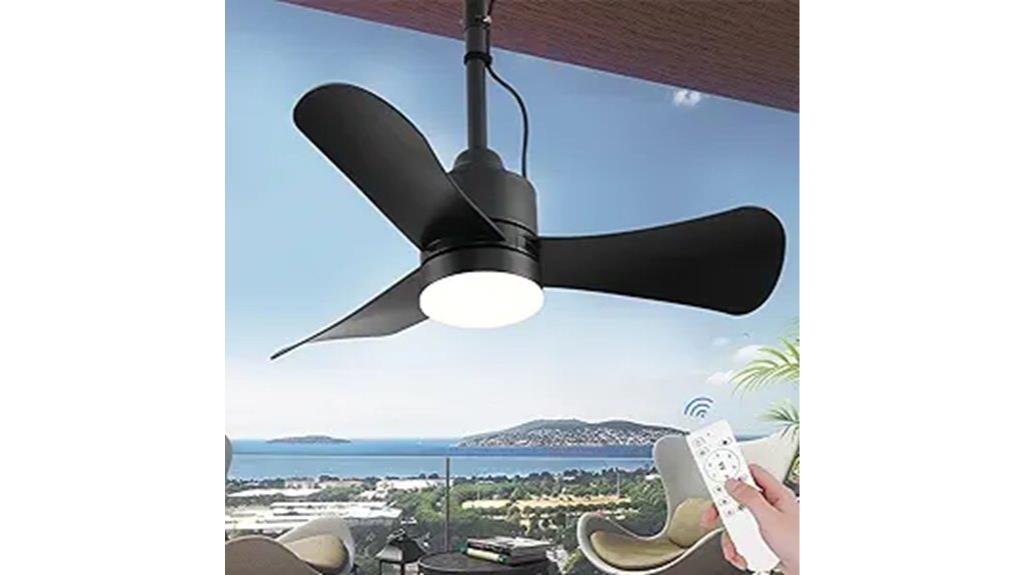 outdoor ceiling fan with light