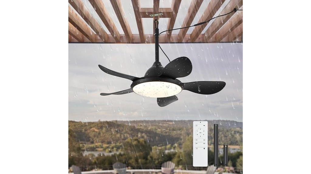 outdoor ceiling fan with lights