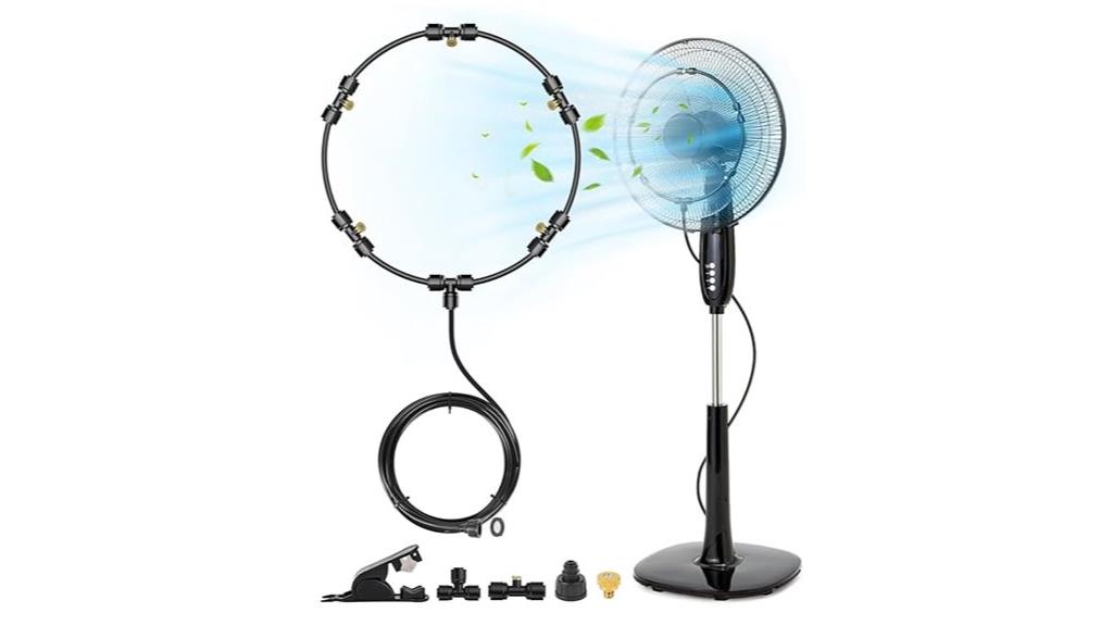outdoor cooling mist system
