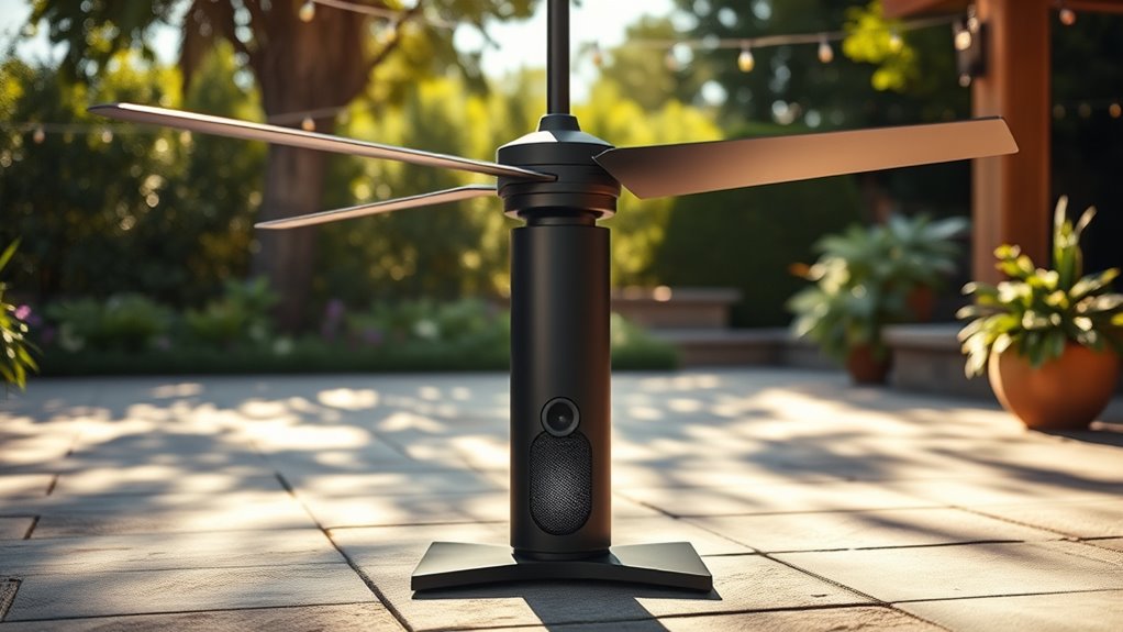 outdoor fan bluetooth considerations