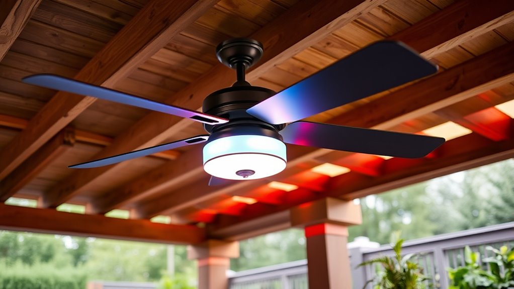 outdoor fan color options