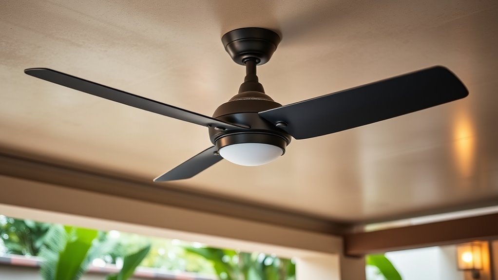 outdoor fan durability and features