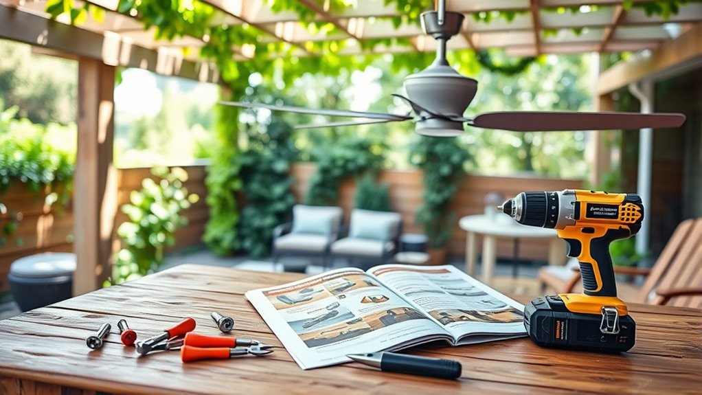 outdoor fan installation considerations