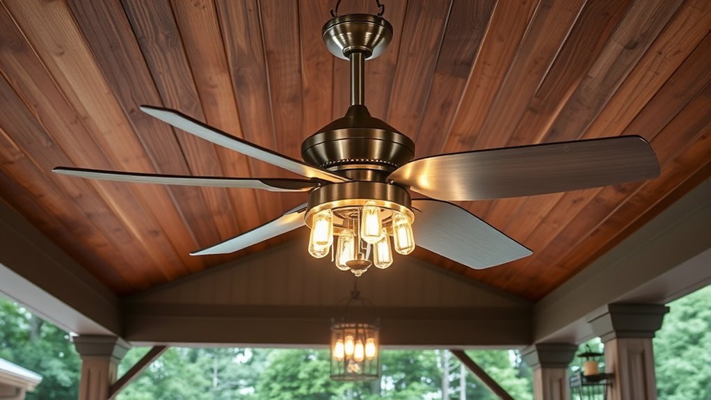 outdoor fan size and features