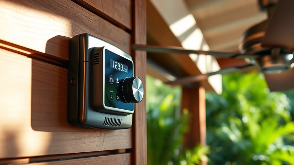 outdoor fan timer considerations