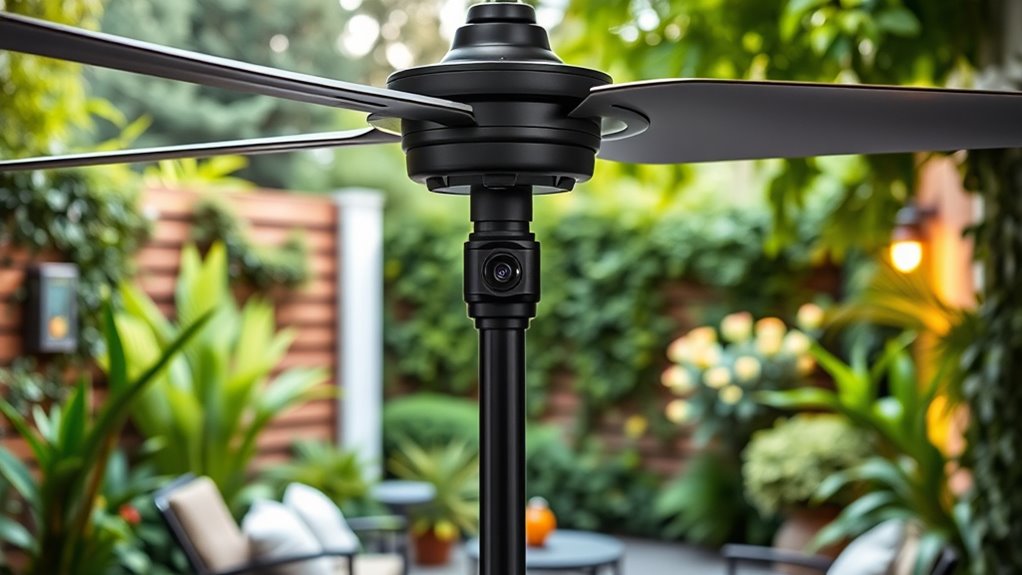 outdoor fan with camera