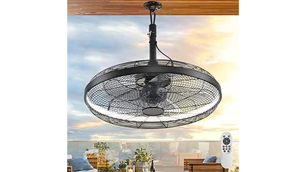 outdoor fan with lights