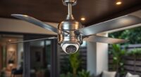outdoor fans with security cameras