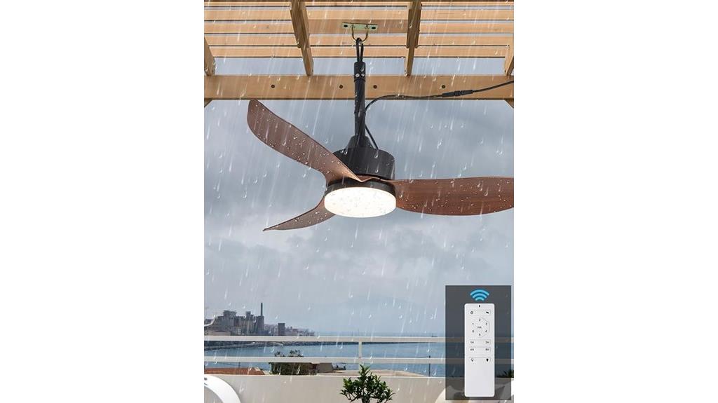 outdoor gazebo ceiling fan