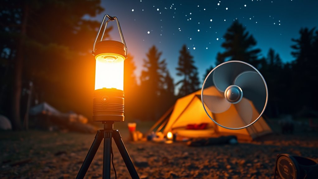 outdoor lanterns brightness battery portability