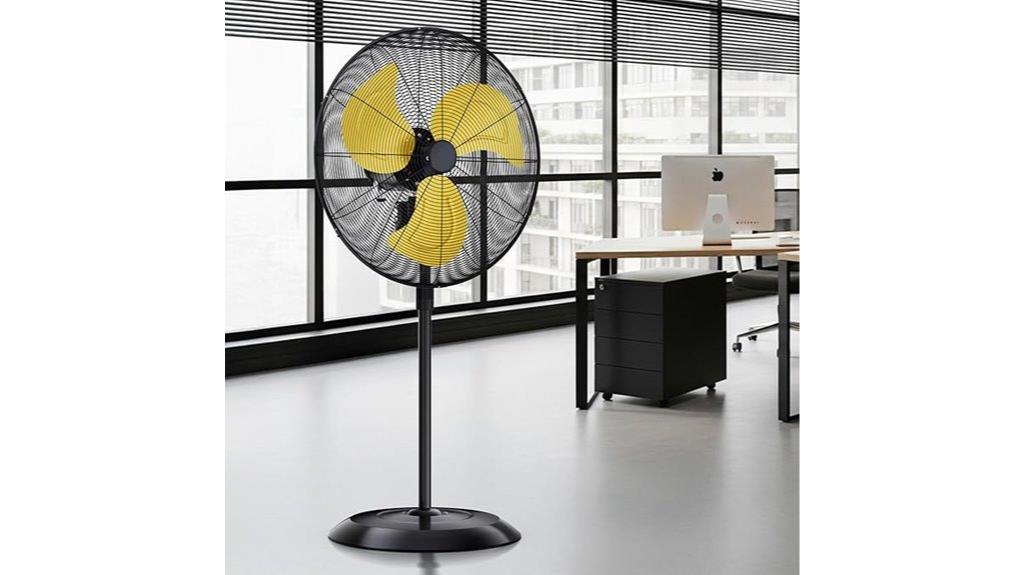 outdoor pedestal fan with energy saving motor