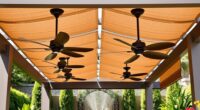 outdoor pergola fan selection