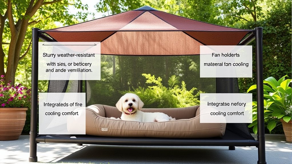 outdoor pet bed considerations