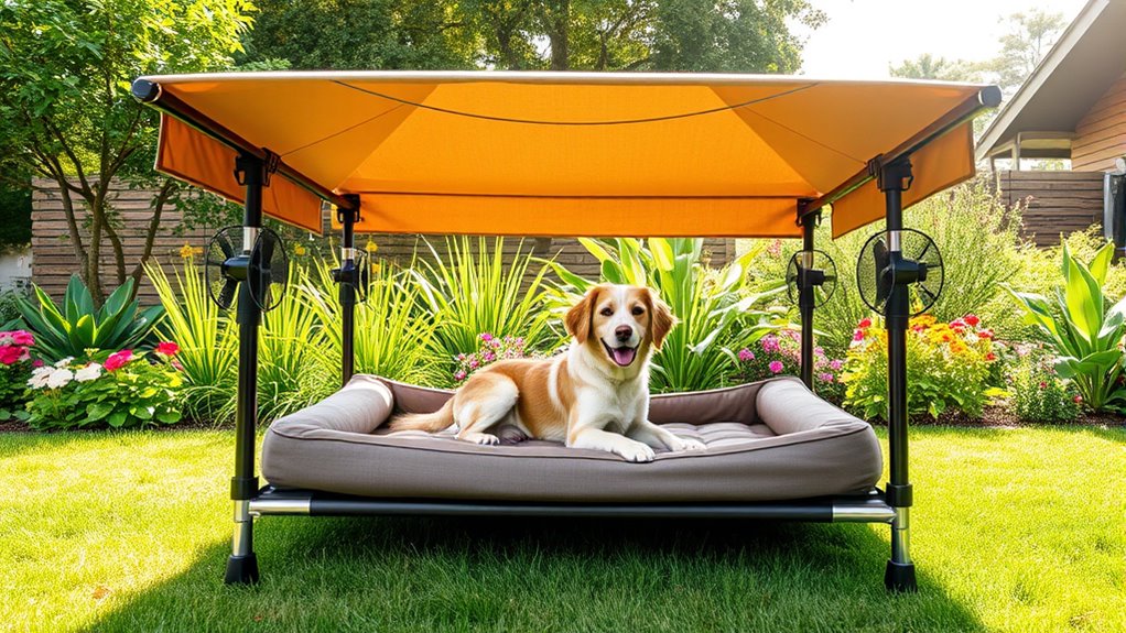 outdoor pet bed features