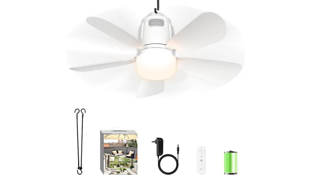 outdoor portable ceiling fan