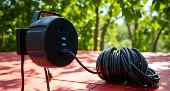outdoor power cord reels