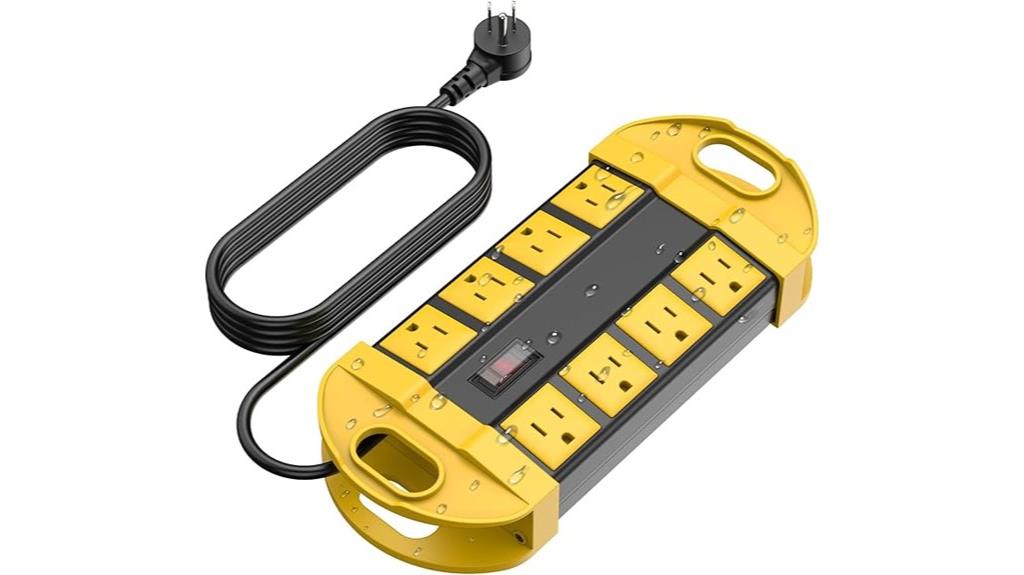 outdoor power strip surge