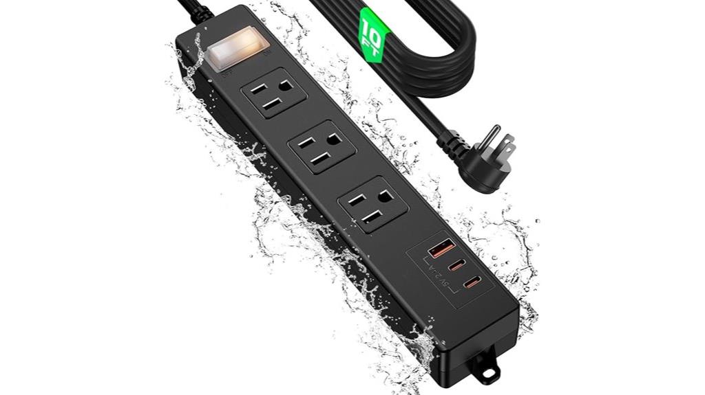 outdoor power strip with usb