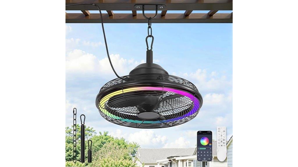 outdoor rgb ceiling fan