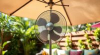 outdoor umbrella clip fans