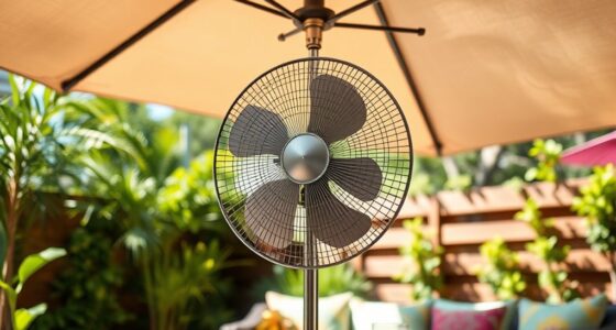 outdoor umbrella clip fans