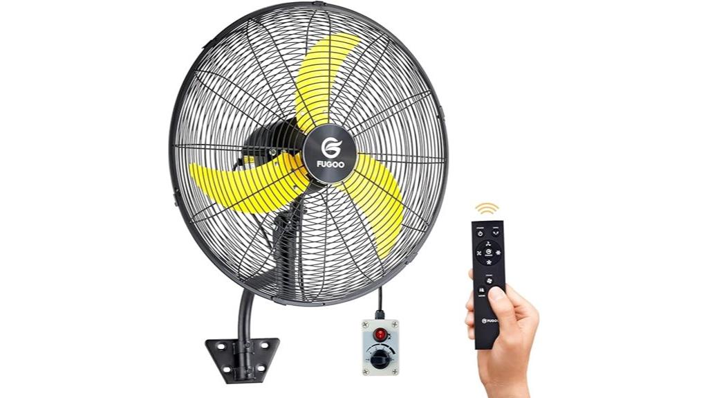 outdoor wall mount fan