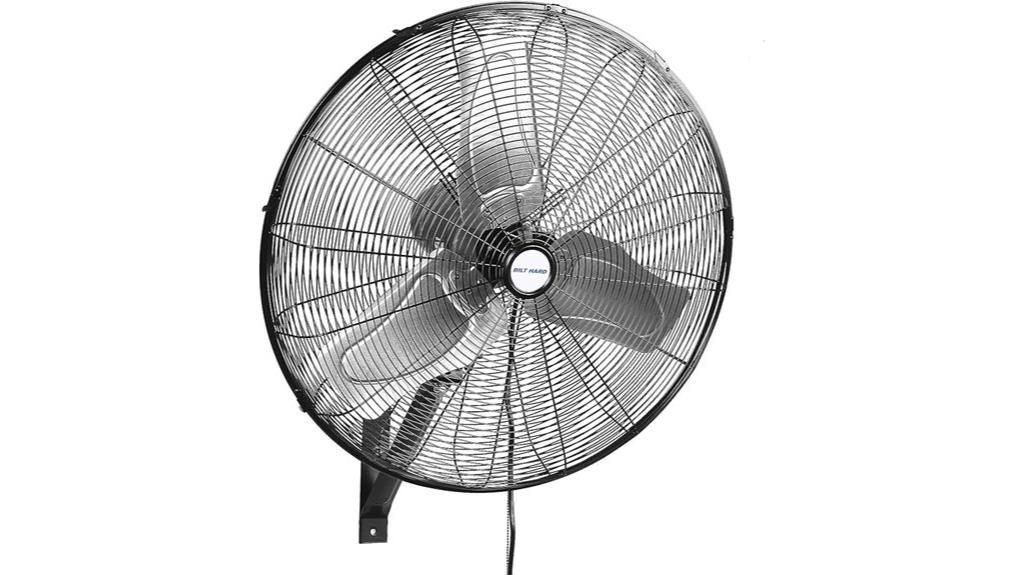 outdoor wall mounted fan