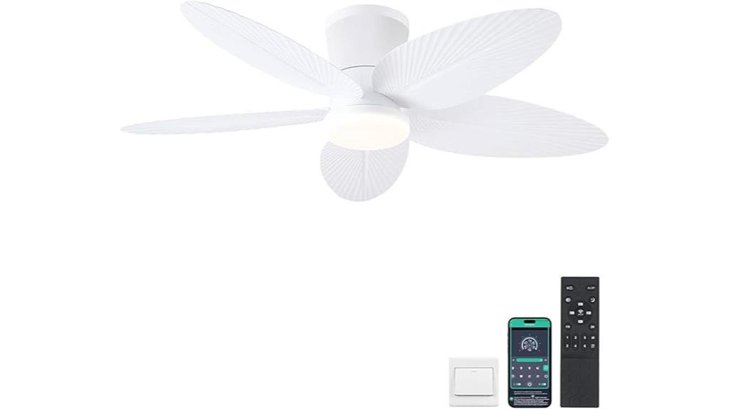 palm leaf fan with lights