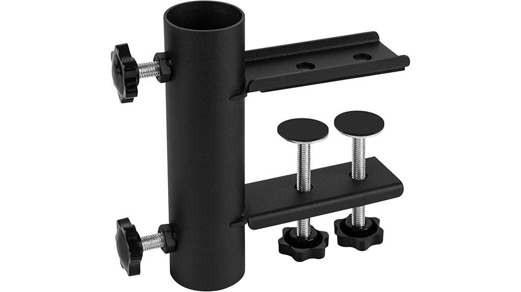 patio umbrella railing clamp