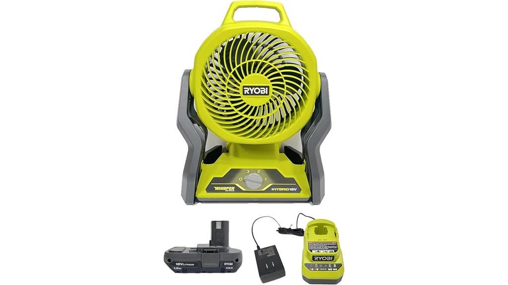 portable battery powered fan