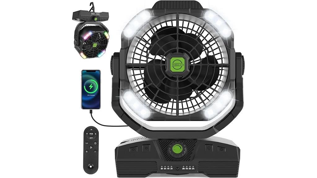 portable camping fan