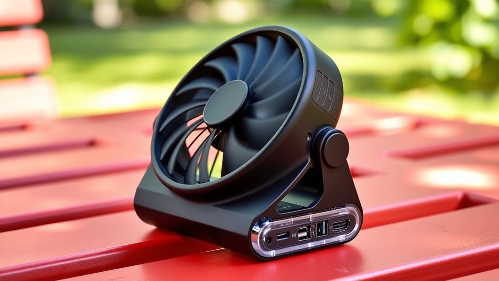 portable fan features evaluation