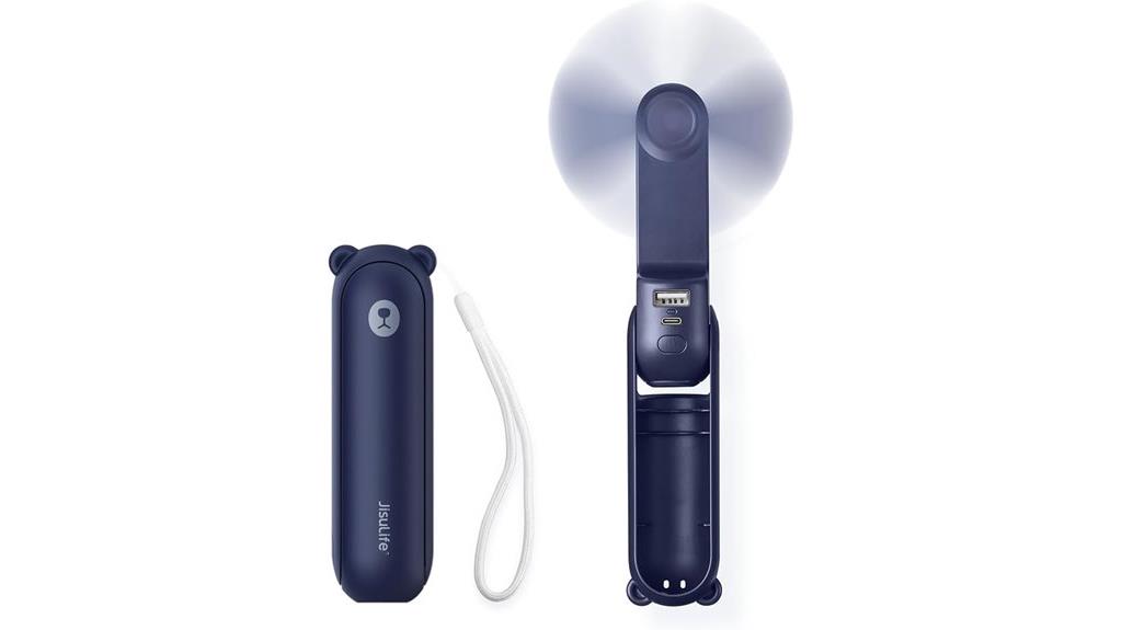 portable fan with charger