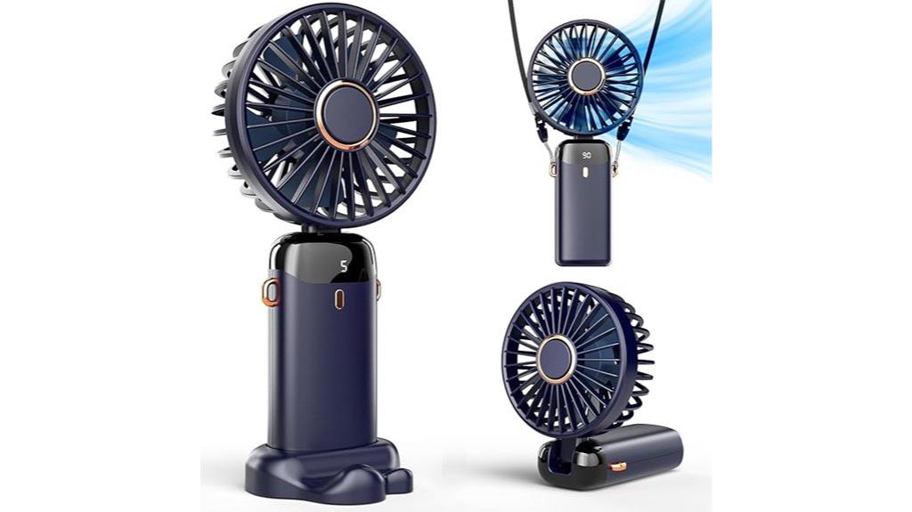 portable fan with display