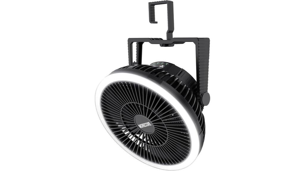 portable fan with lantern