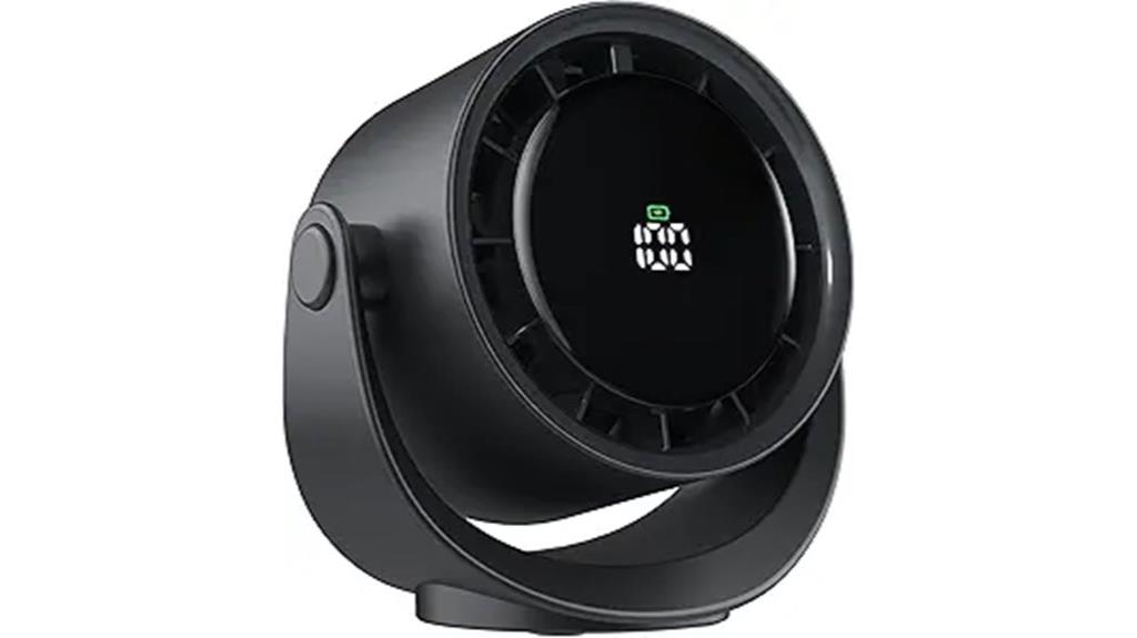 portable fan with rechargeable battery