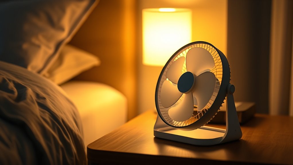portable fans with night lights