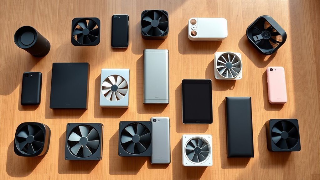 portable fans with power banks