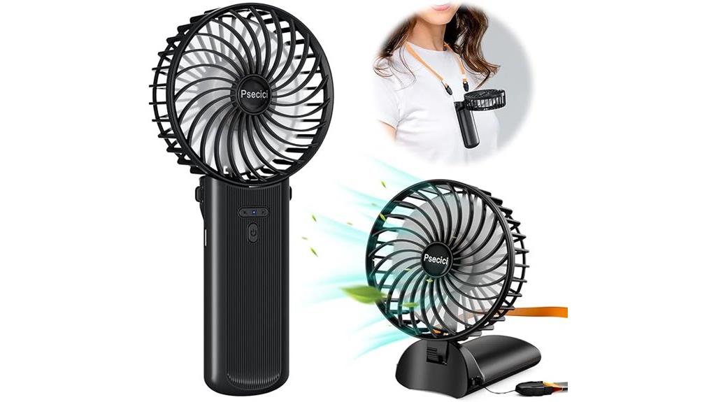 portable foldable hand fan