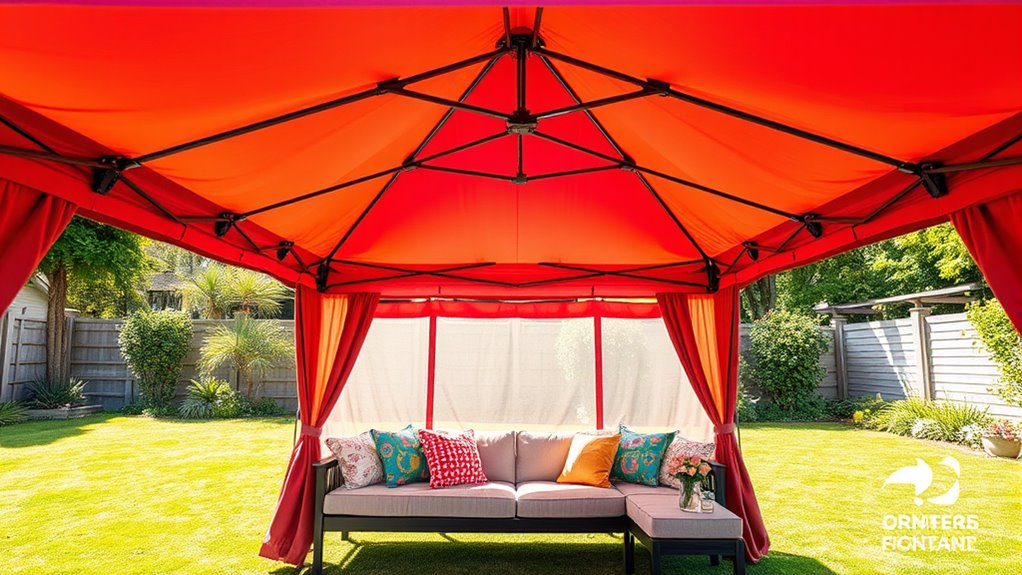 portable gazebos with fans