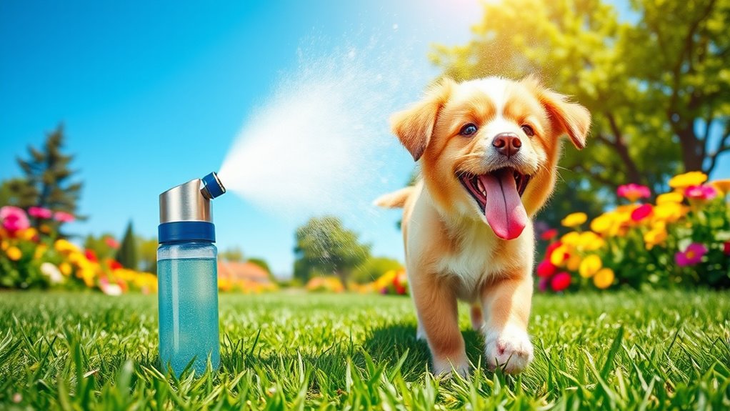 portable pet cooling mist