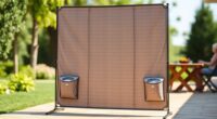 portable privacy screens with fans