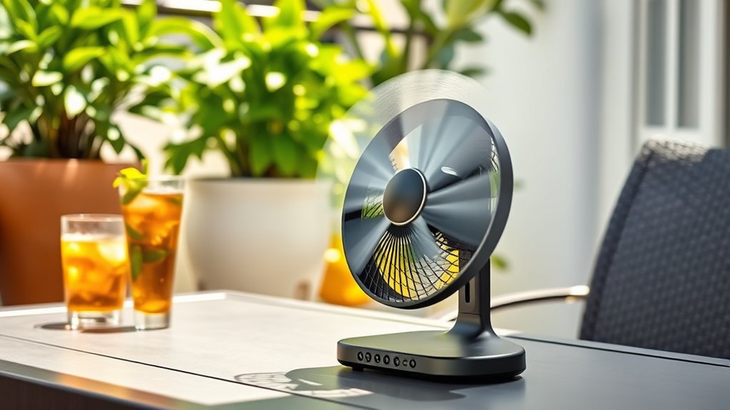 portable rechargeable fan options