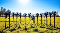 portable rechargeable fan options