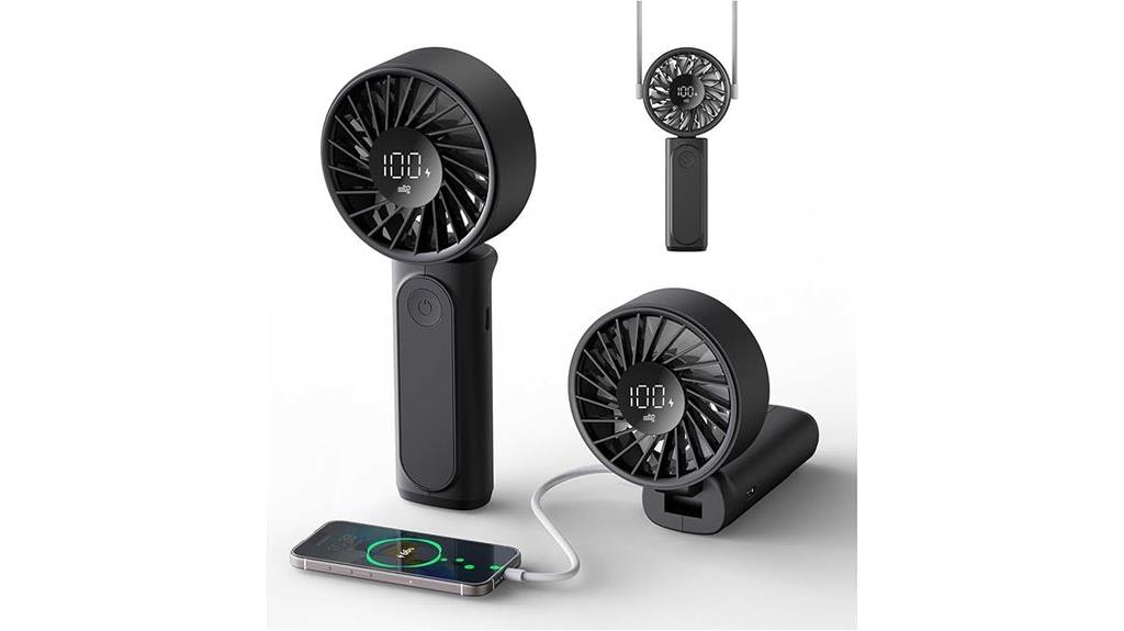 portable rechargeable mini fan